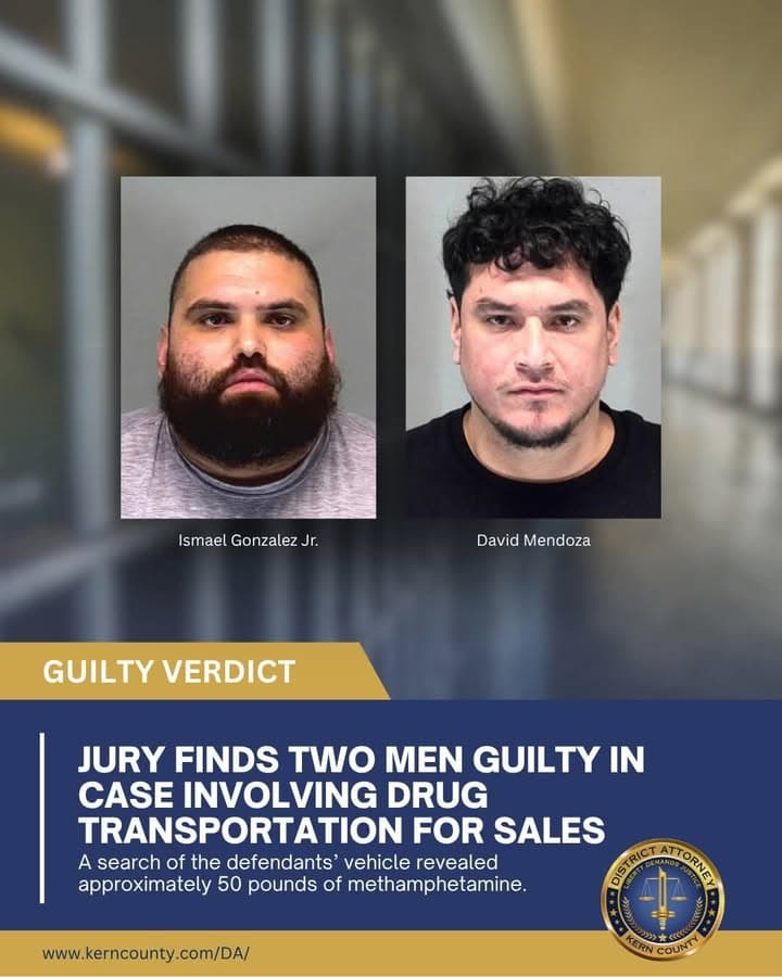 A Kern County Jury has found Defendants Ismael Gonzalez Jr. and David...