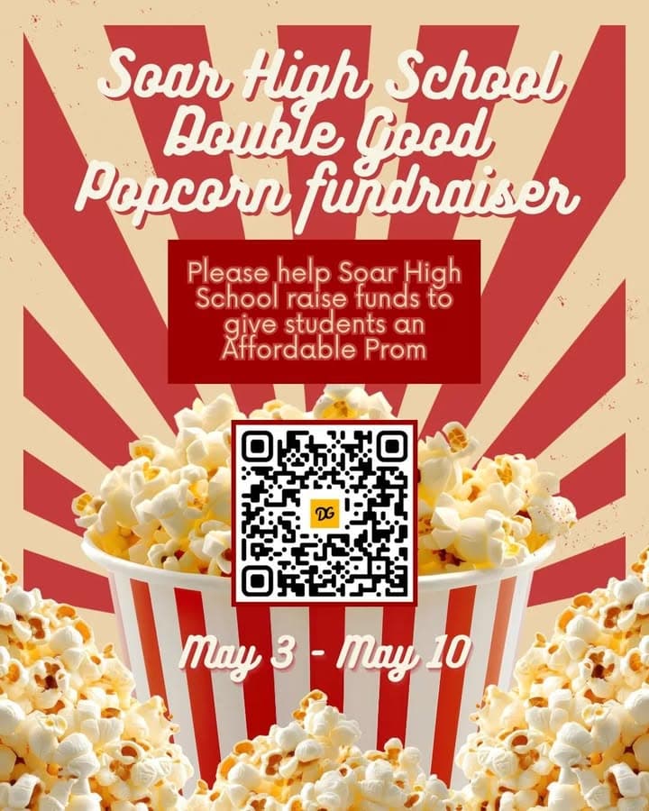 Please help support Soar High School Class of 2028’s Double Good fundraiser....