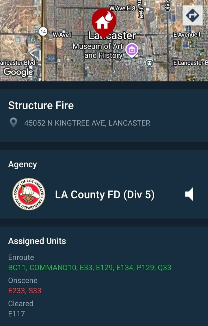 904S....Avenue I and 10th Street West (Kingtree)....house on fire, unknown if anyone...