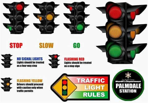 ** TRAFFIC SIGNAL SAFETY FROM Palmdale Sheriff's Station ** The Los Angeles...