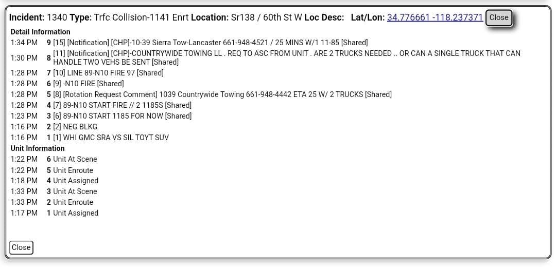 11-79....60th Street West and Avenue D....white GMC Sierra vs Silver Toyota SUV....CHP...