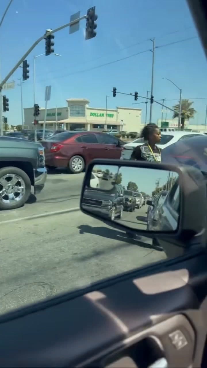Road rage incident earlier today at 20th Street West and Avenue J...