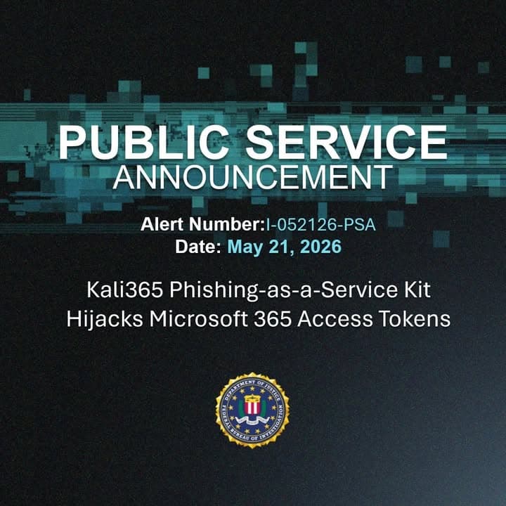 Today the FBI – Federal Bureau of Investigation released a #PSA warning...