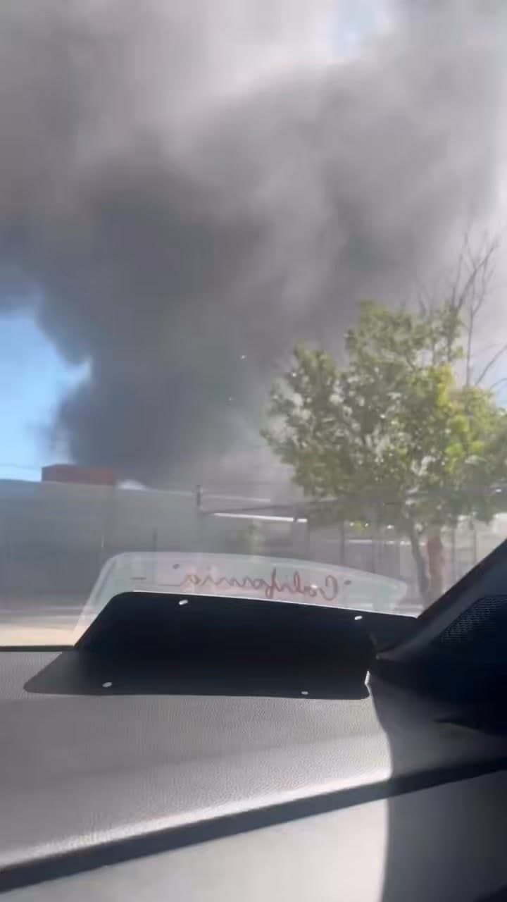 Video of Commercial building fire at 601 West Avenue I