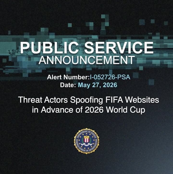 Threat actors are spoofing the FIFA website through a process known as...