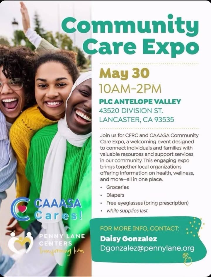 FREE COMMUNITY CARE EXPO Penny Lane Centers and CAAASA Cares will be...