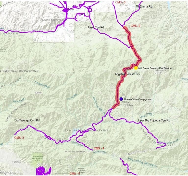 A 12-mile segment of Angeles Forest Highway will be closed during non-commuting...