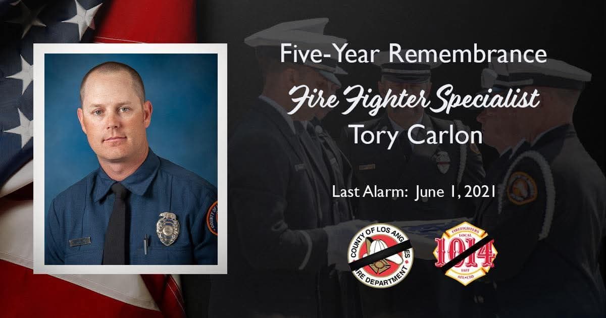 Five-Year Remembrance 🙏🏽🕊️ From Los Angeles County Fire Department Today marks the...
