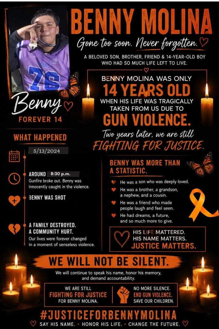 UPDATE FROM BENNY’S MOM: “My son is the boy who was murdered...