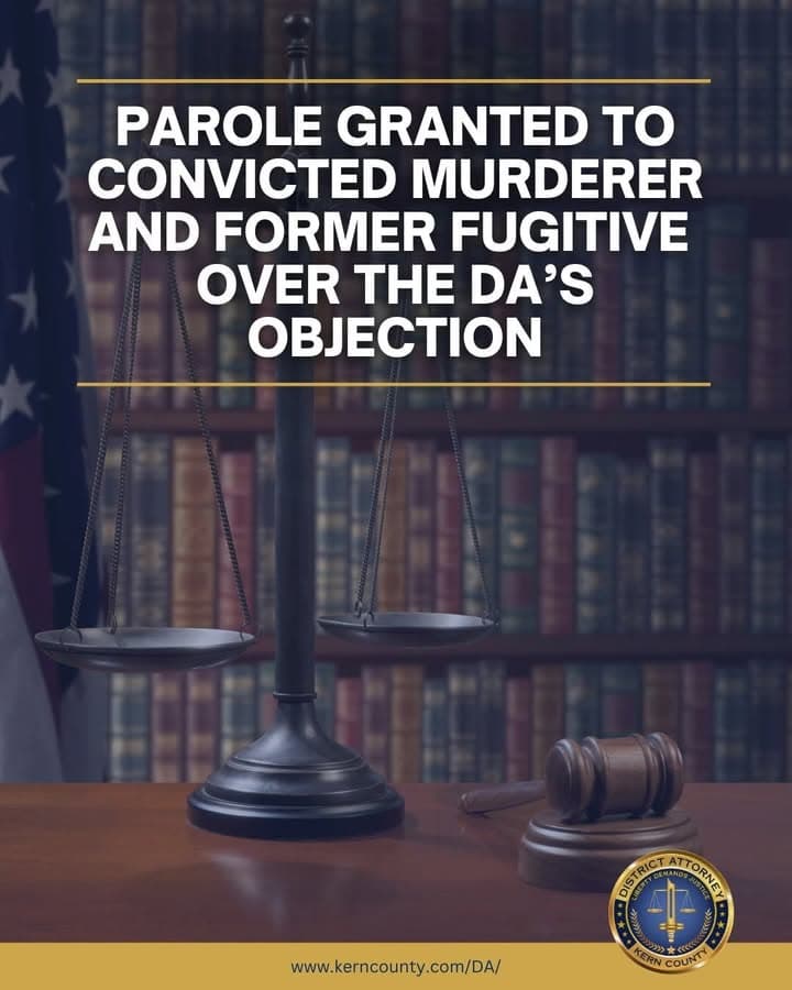 The California Board of Parole granted release to a convicted murderer who...