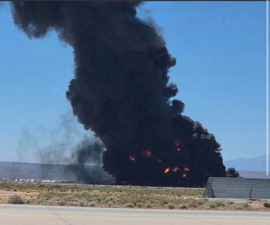 Reports of a B-52 (tail 061) aircraft incident at Edwards Air Force...