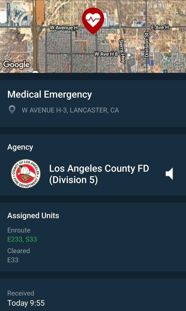 Possible 245GSV....10th Street West and Avenue H-3.....sheriff and FD enroute code 3...