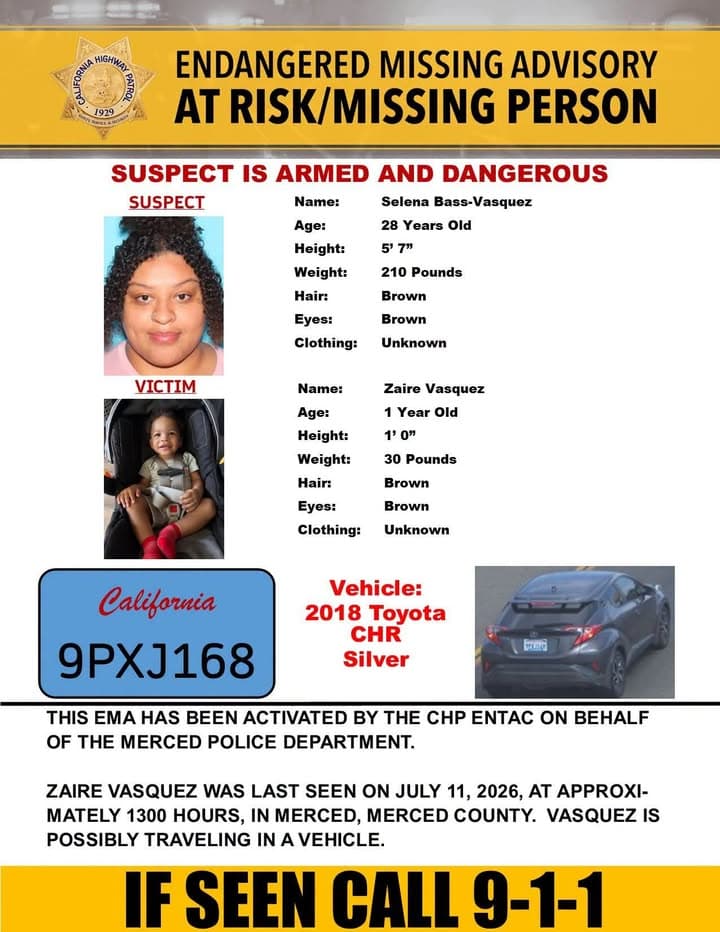 ENDANGERED MISSING ALERT - Merced County Last seen: E Brookdale Drive and...