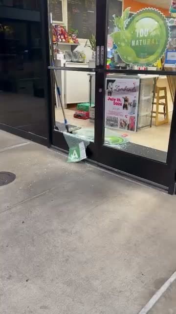 Posting for Bionicos & Juices Rio on 25th Street East and Palmdale...