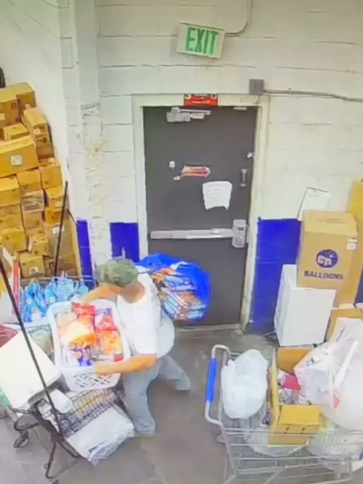 Theft from Dollar Tree This man comes in like once a week...
