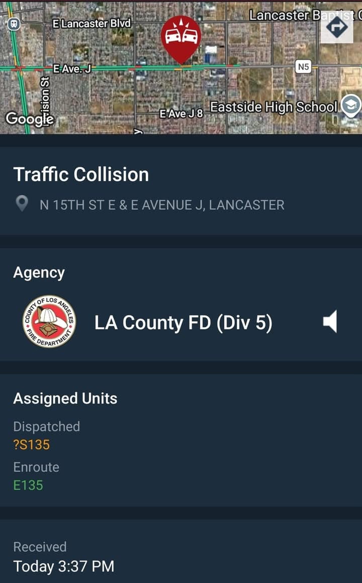 902T/902R....15th Street East and Avenue J....two vehicle collision, RAM vs Toyota sedan....sheriff...