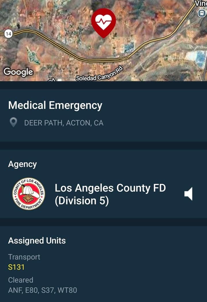 902T/902R/914C....Avenue W-4 and San Gabriel Ave (Deer Path Rd)....ATV crash, two people...