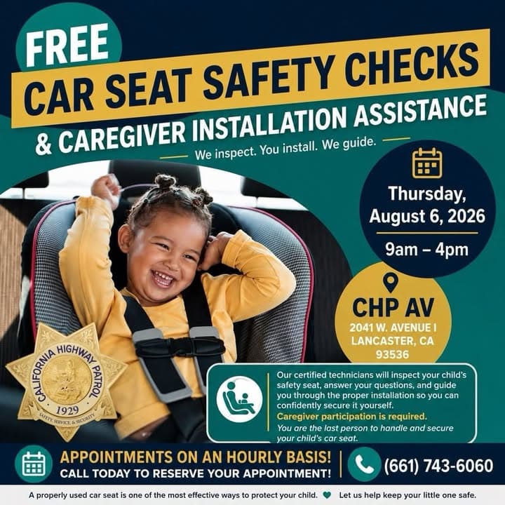 Is your child’s car seat installed correctly? The CHP - Antelope Valley...