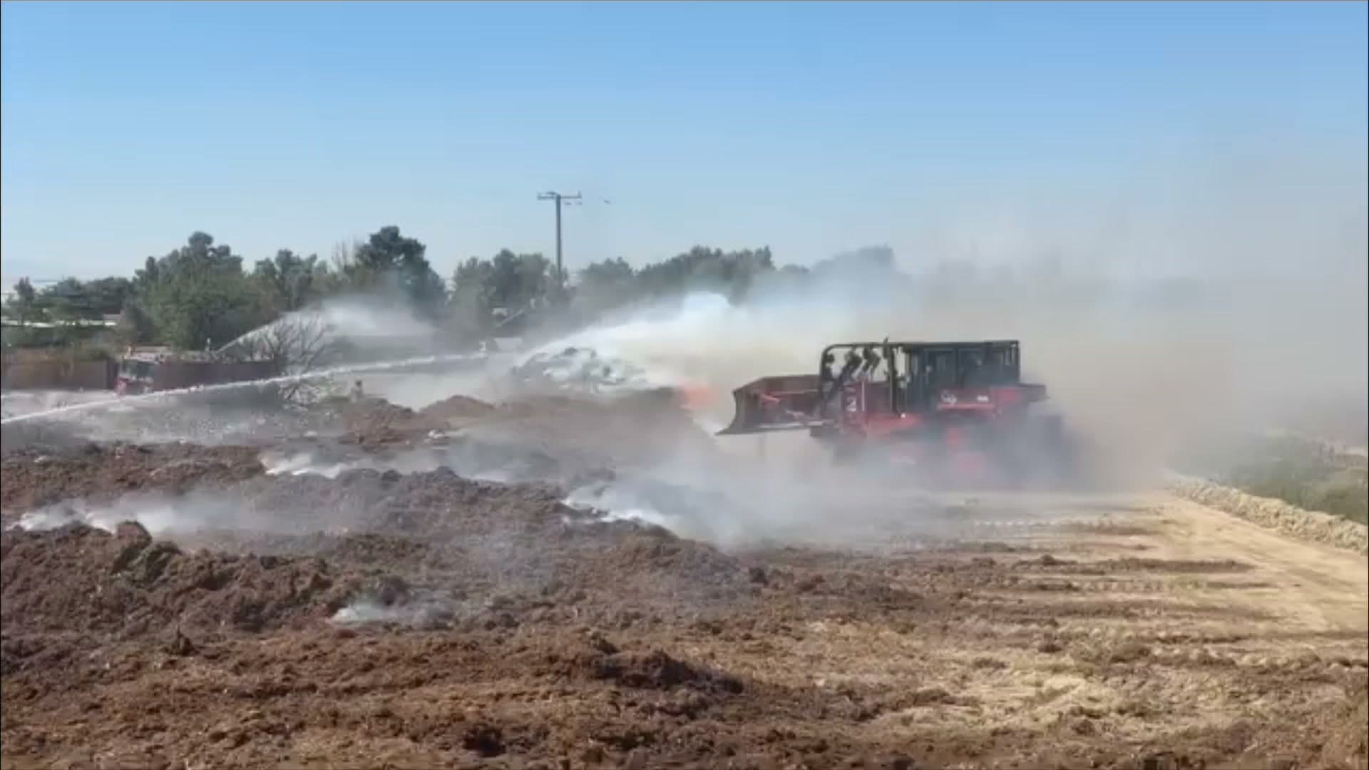 Video from fire earlier today on 40th East and Avenue K
