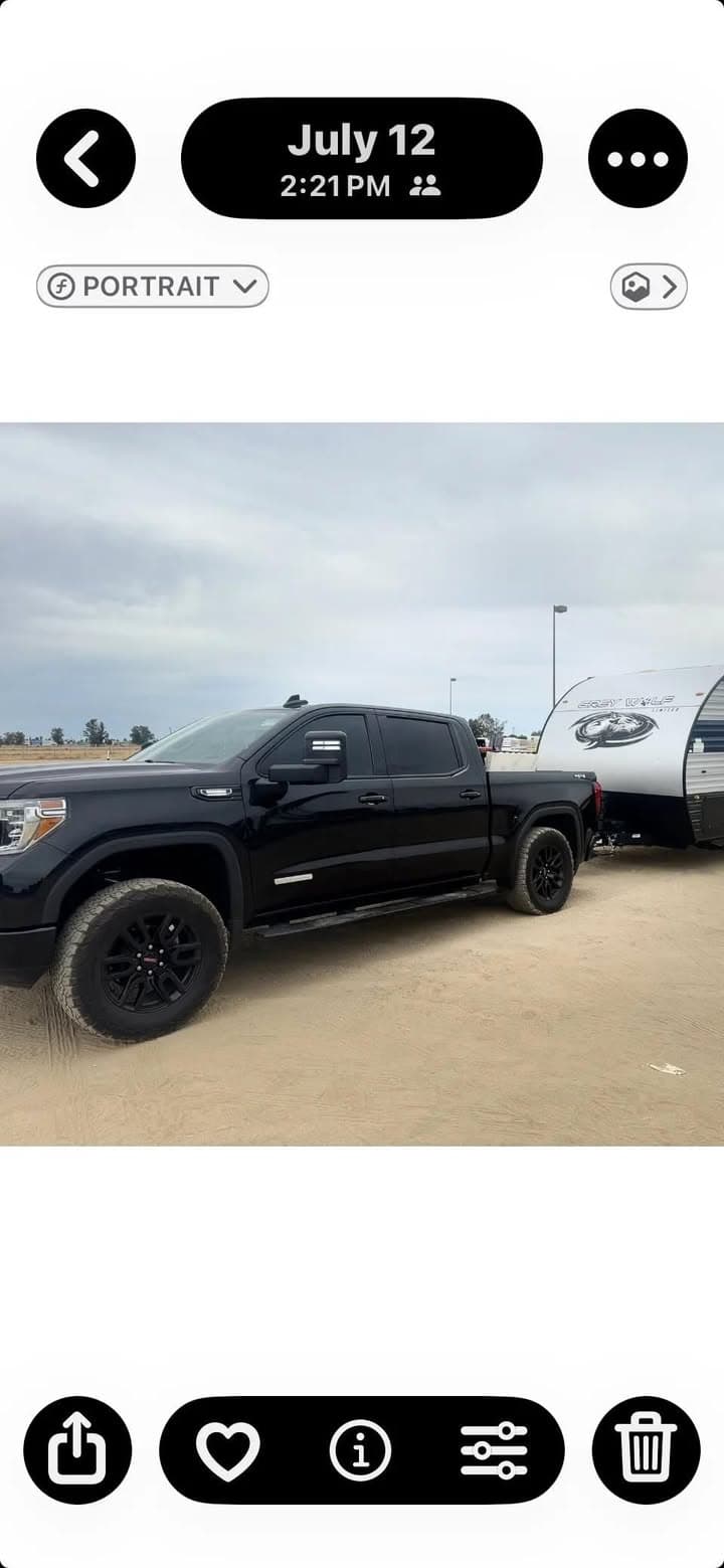 STOLEN 2022 GMC SIERRA ELEVATION, plate 58251M3 Taken from Eastside Union School...