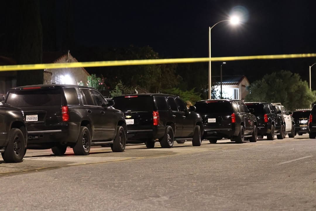 AVOID THE AREA — ARMED BARRICADED SUSPECT IN PALMDALE The Palmdale Sheriff’s...