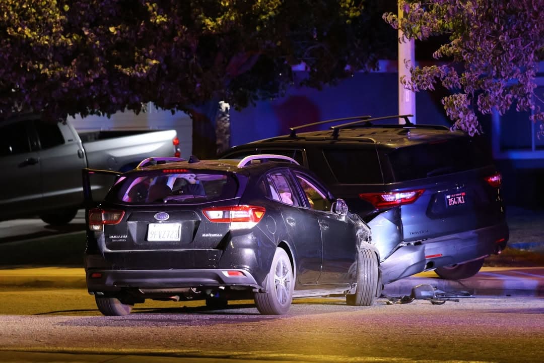 902T/902R....5th Street East and Avenue J-14....black Subaru vs parked vehicle....sheriff and FD...