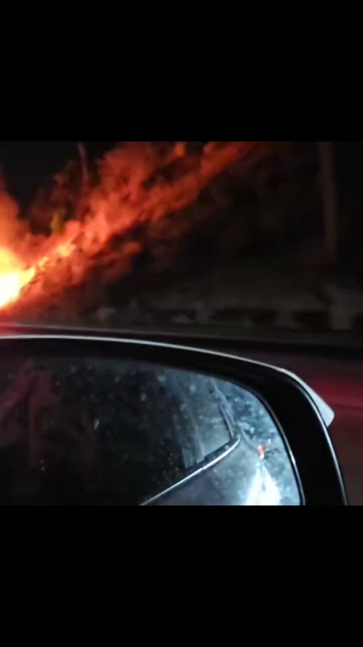 Car fire · northbound 14 just south of Agua Dulce Canyon exit