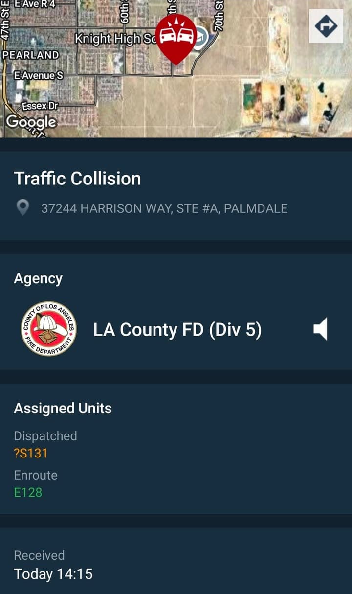 902T/902R....65th Street East and Avenue S (Harrison Way)....solo motorcycle down....sheriff and FD...