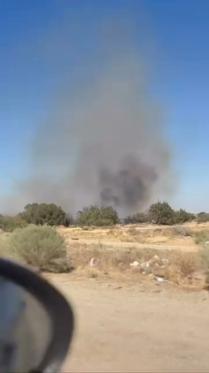 Vegetation fire on 20th Street West and Avenue H