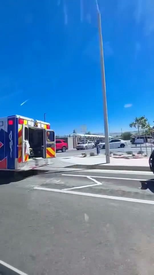 Video from earlier collision on Palmdale Boulevard and 20th Street East
