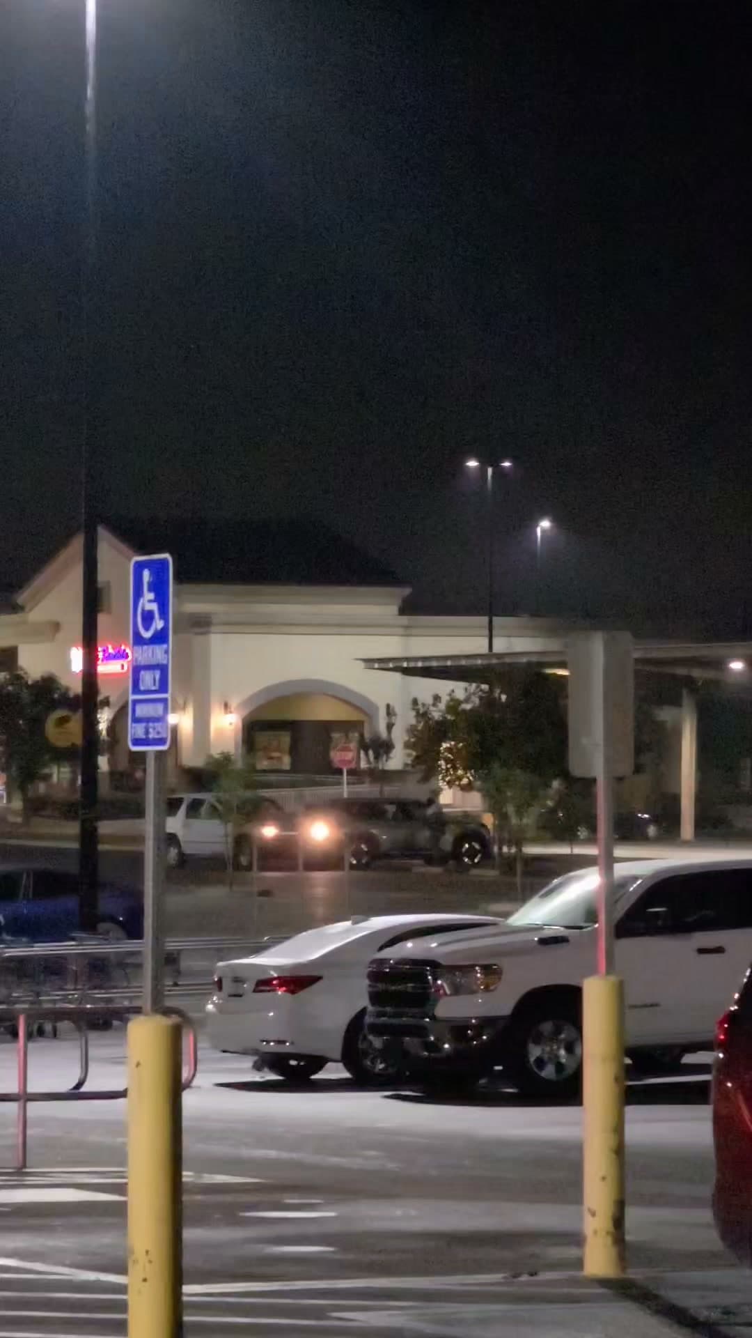 245 now....1731 East Avenue J at Walmart parking lot.....caller states white SUV...