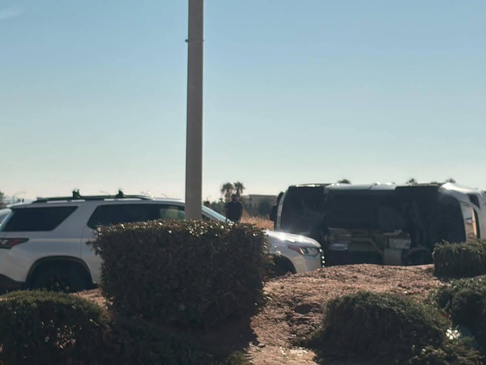 Solo vehicle rollover on Tierra Subida and Elizabeth Lake Road just after...