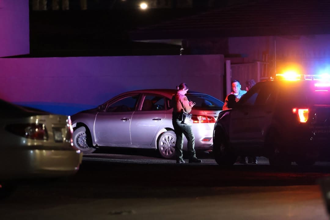 Possible 502....30th Street East and Palmdale Boulevard....caller states silver Nissan driving reckless,...
