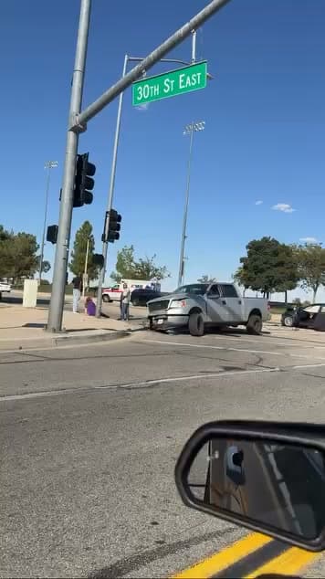 Collision on Avenue L and 30th Street East just before 4pm today