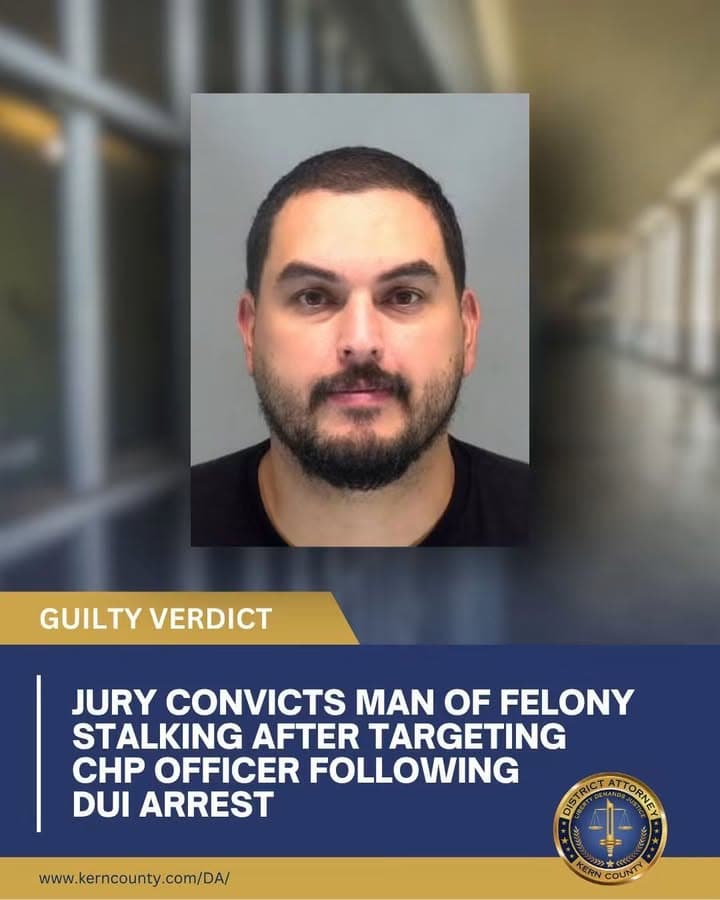 After being arrested for DUI in 2022, Alan Henry Gonzalez sought out and obtained the personal information of the California Highway Patrol officer involved in his arrest.