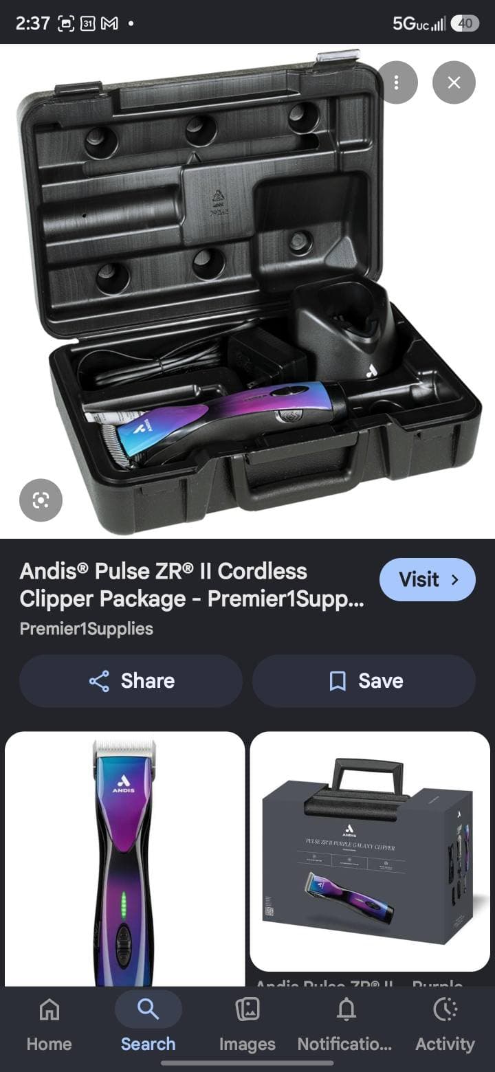 I was just curious. I'm a dog groomer here in the AV and I accidentally left my wireless grooming clippers with some scissors and blades?