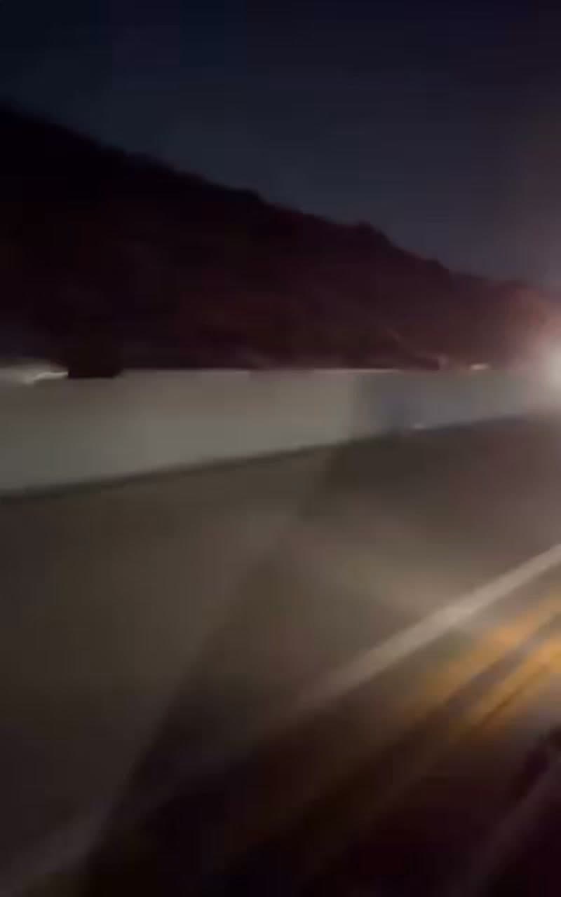 SEMI-TRUCK FIRE – SR-14