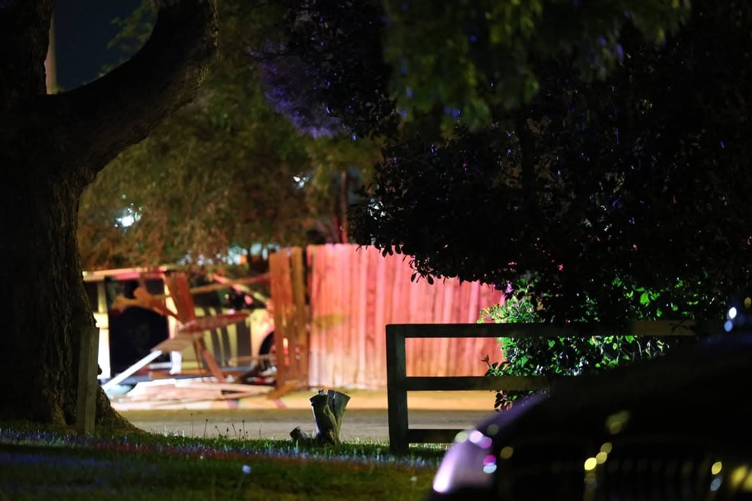 Vehicle into fence on 30th Street West and Avenue K-12