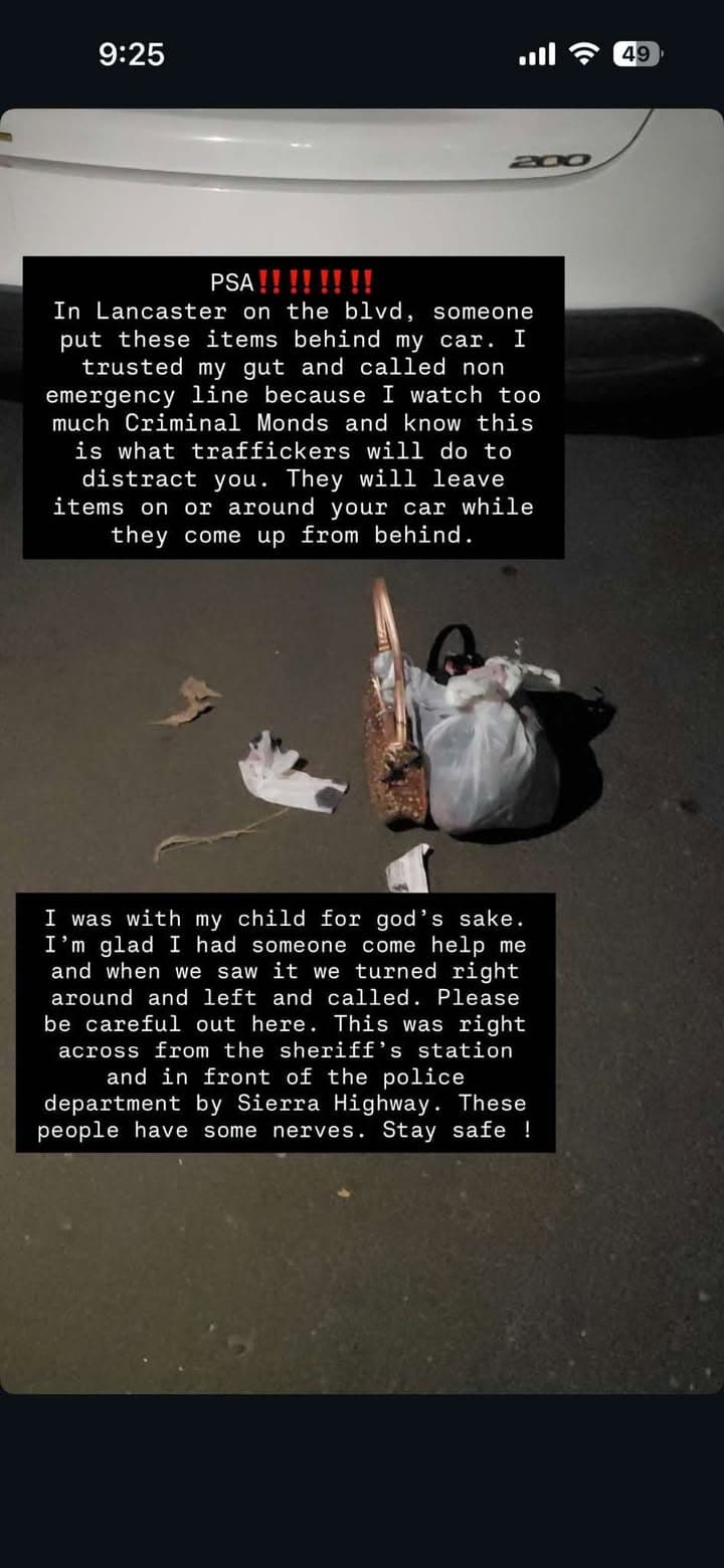 I’m asking that you post this to make this aware in the Lancaster community so others can stay safe. I was with my six month old son when this happened.