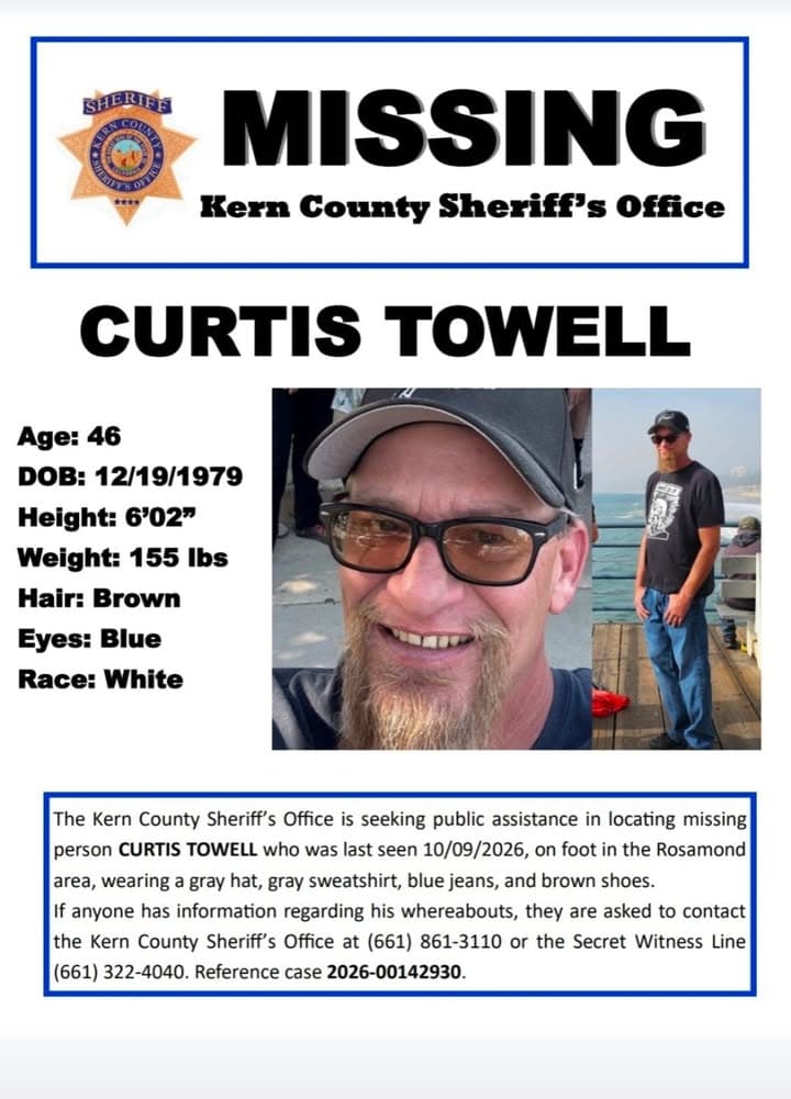 MISSING PERSON – CURTIS TOWELL
