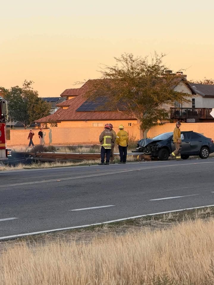 Traffic collision on 23rd Street East and Lancaster Boulevard (Lightcap) just before 6pm this evening