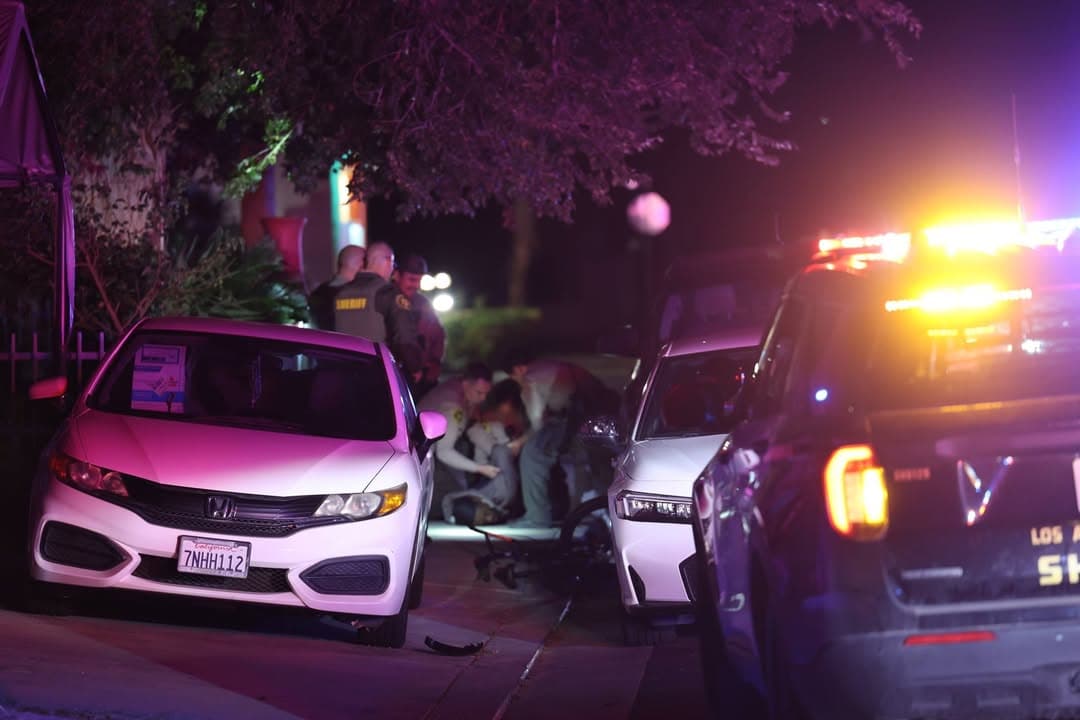 BICYCLIST TASED AND TAKEN INTO CUSTODY FOLLOWING PURSUIT IN LANCASTER