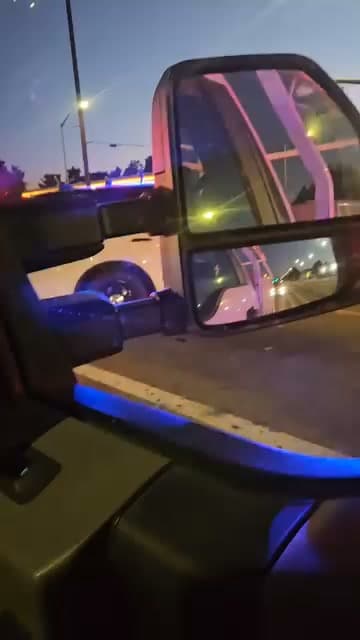 Rollover collision at Avenue K and Challenger Way at 5:50am