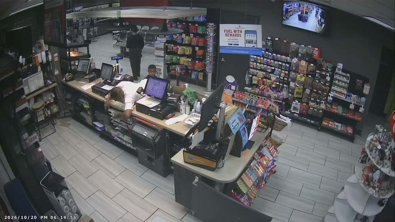 Theft from Chevron on 18th Street West and Avenue K on 10/20/26 6:19pm