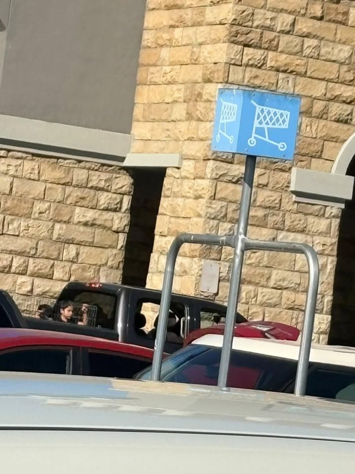 good afternoon I wasn’t able to get this persons license plate but can you please repost he had kids in cages in the back of his truck on valley central way