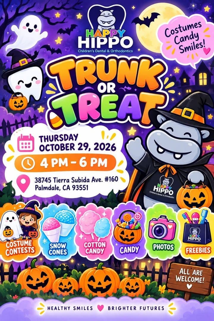 🎃👻 HALLOWEEN FUN AT HAPPY HIPPO IN PALMDALE! 🦷🍬