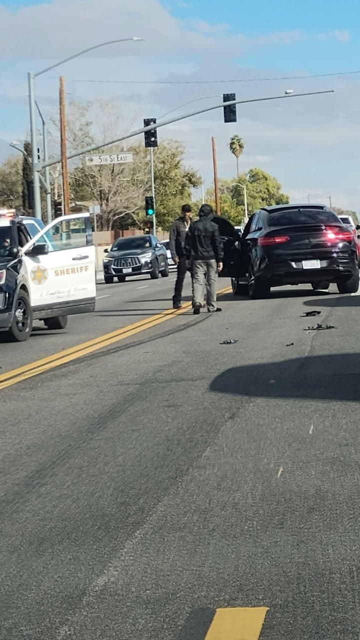 Traffic collision on 5th Street East and Avenue J