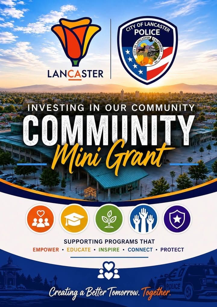 Funding Opportunity for Local Organizations The City of Lancaster and Lancaster Police...