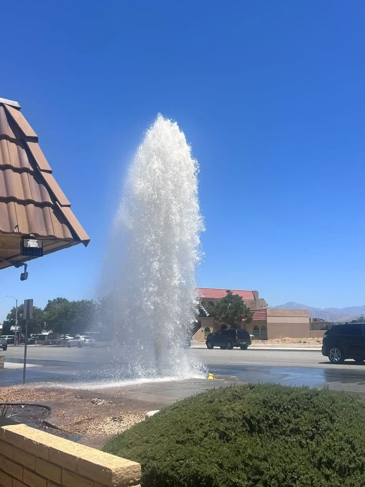 481....1305 East Palmdale Boulevard....vehicle hit fire hydrant and fled scene....sheriff and FD...
