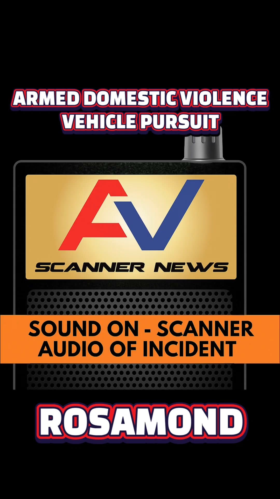 PURSUIT ENDS WITH ARREST AFTER HIGH-SPEED CHASE FROM ROSAMOND TO QUAIL LAKE...